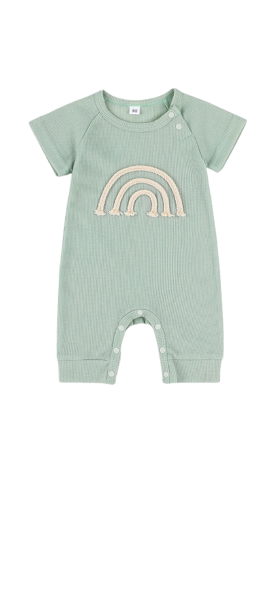 Sage Boho Rainbow Romper