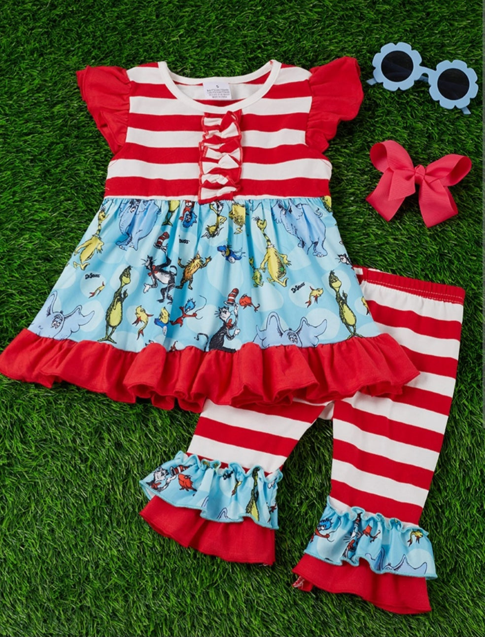 Dr. Seuss Girls Capri Set