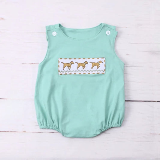 Perfect Lil Puppies Boys Romper