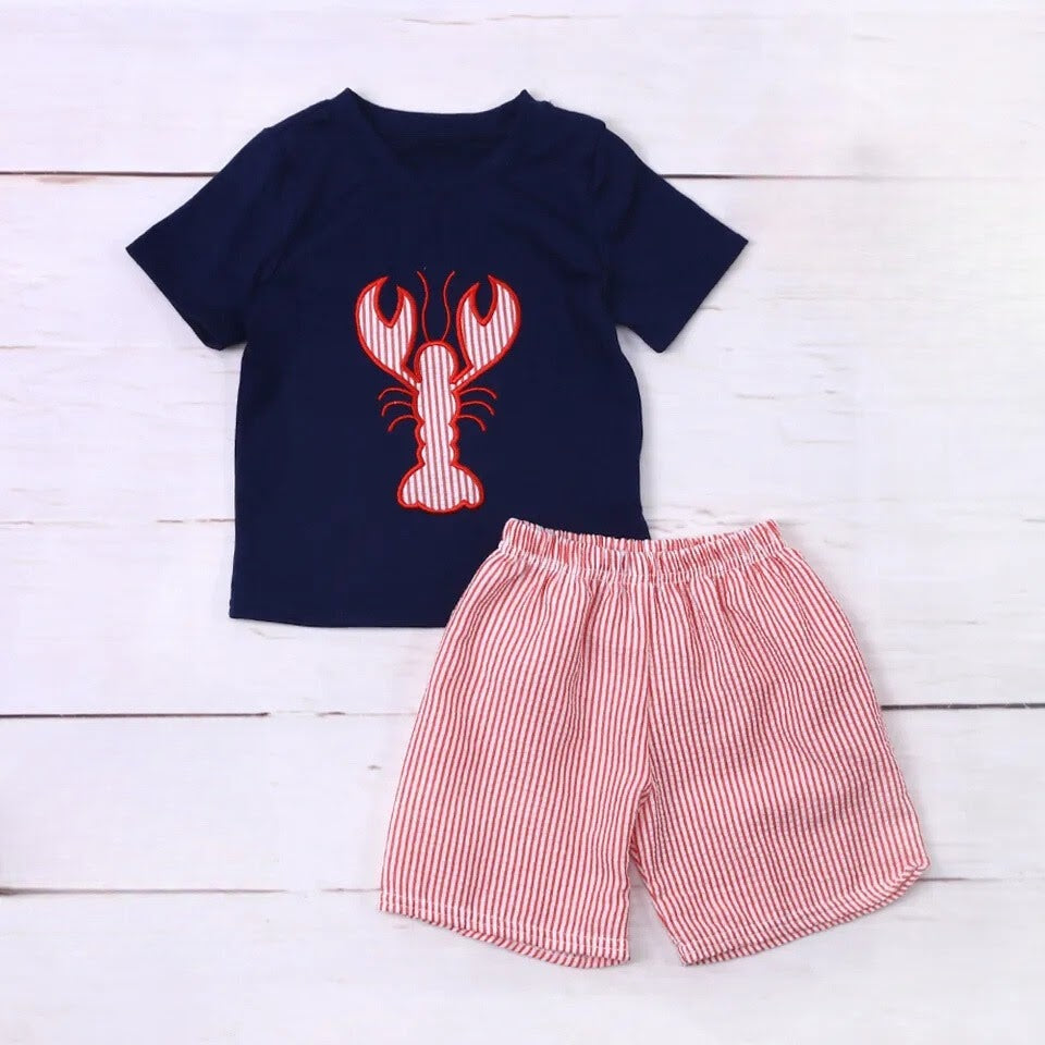 Snips, Snails And Crawfish Tails Boys Short Set