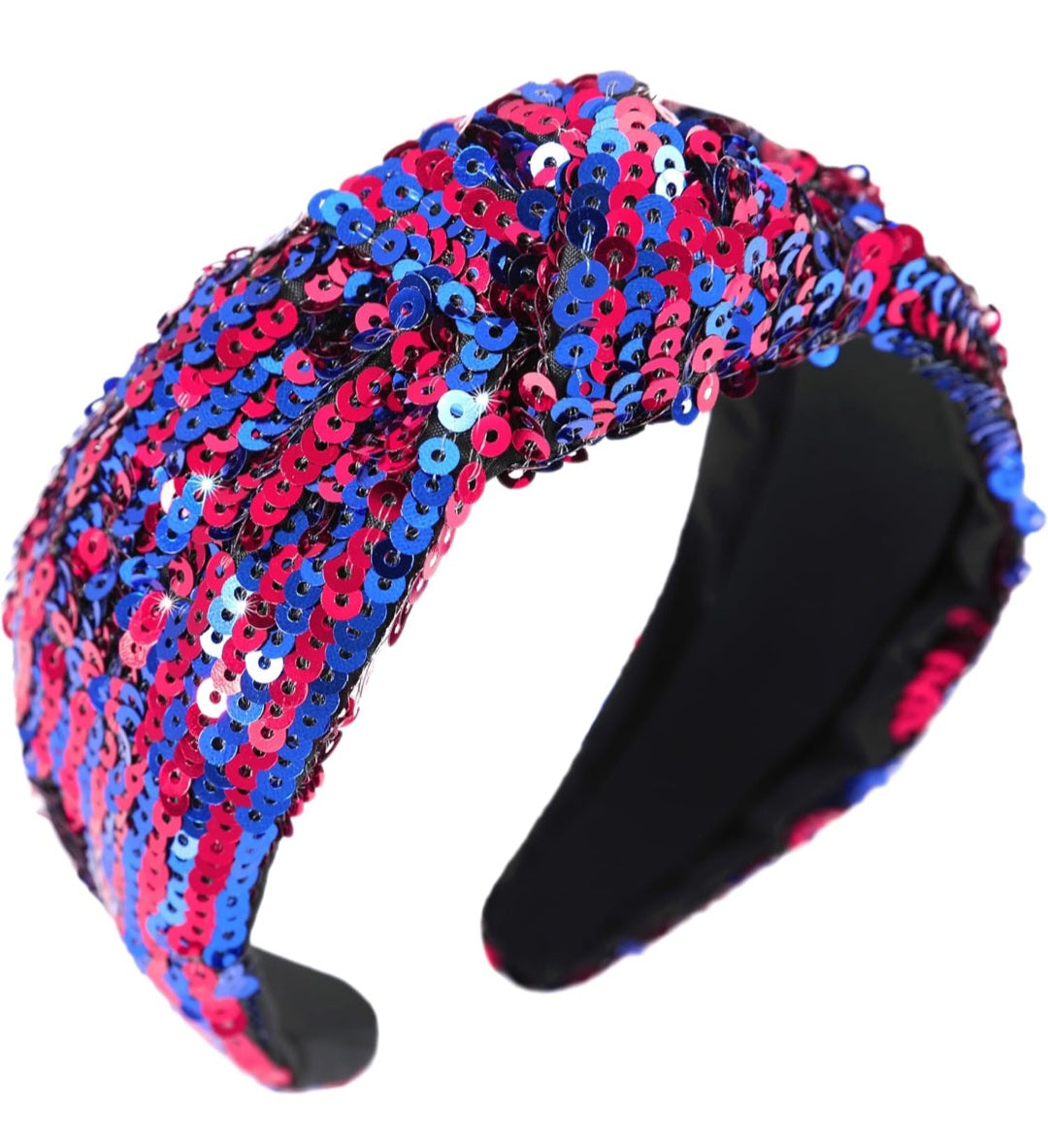 Red & Blue Sequin Spangle Headband