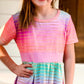 Dahlias Pastel Rainbow Dress