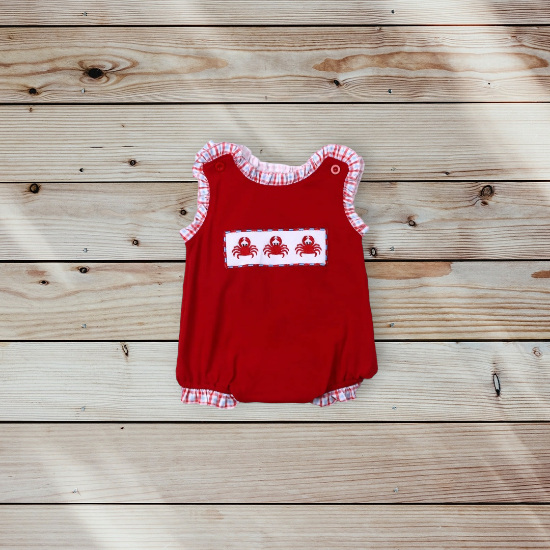 Crabby & Cute Girls Romper