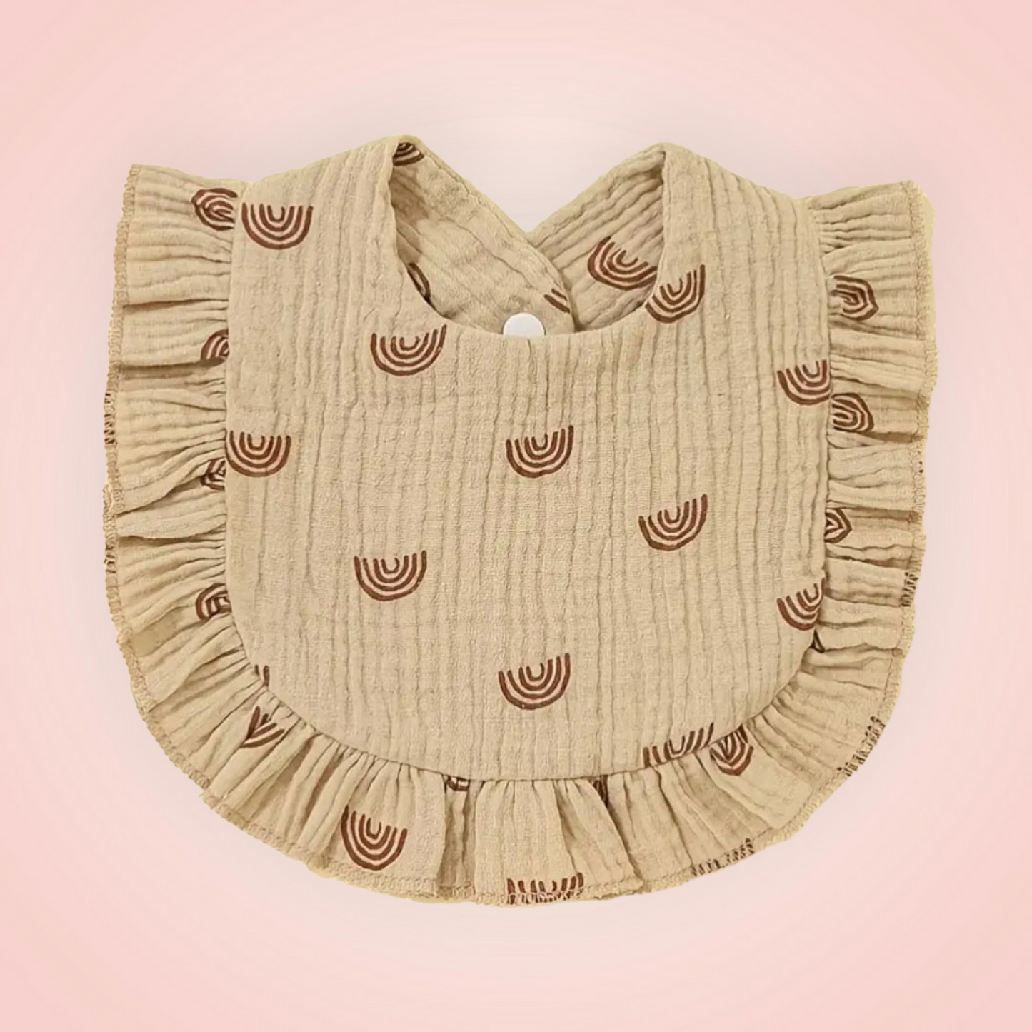 Girls Boho Rainbow Bib