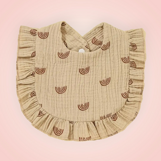 Girls Boho Rainbow Bib