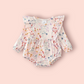 Girls Poppy Floral Long-sleeved Bubble