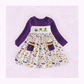 Girls Embroidered Mardi Gras Dress