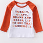 Thanksgiving Turkey Gravy Shirt                           Unisex Raglan Tee