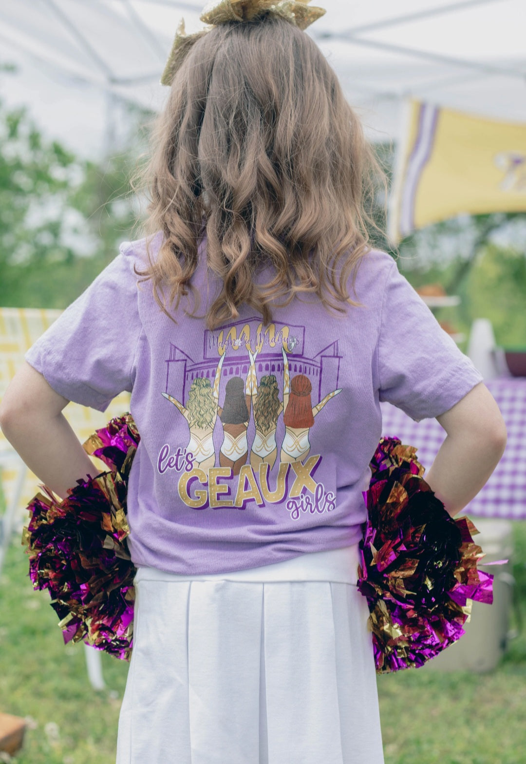 LSU Let's GEAUX Girls Shirt   PRE-ORDER